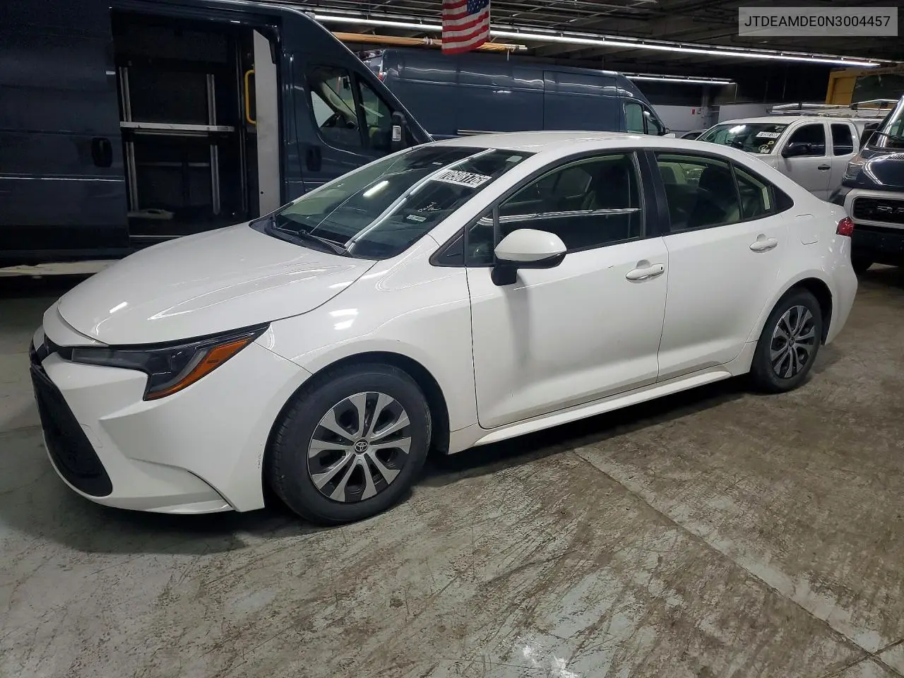 TOYOTA COROLLA 2022, VIN JTDEAMDE0N3004457