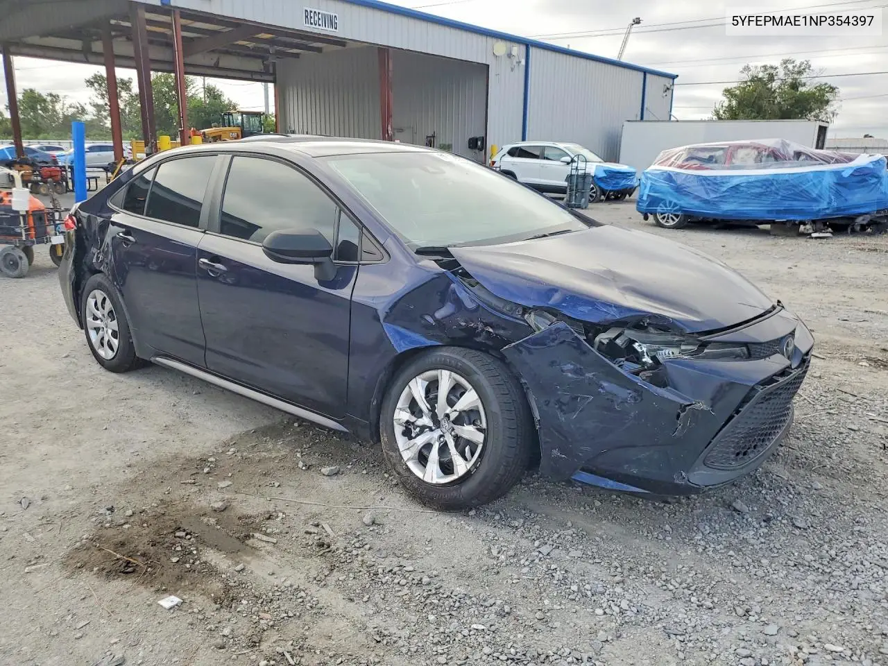 2022 TOYOTA COROLLA VIN 5YFEPMAE1NP354397 — фото 4