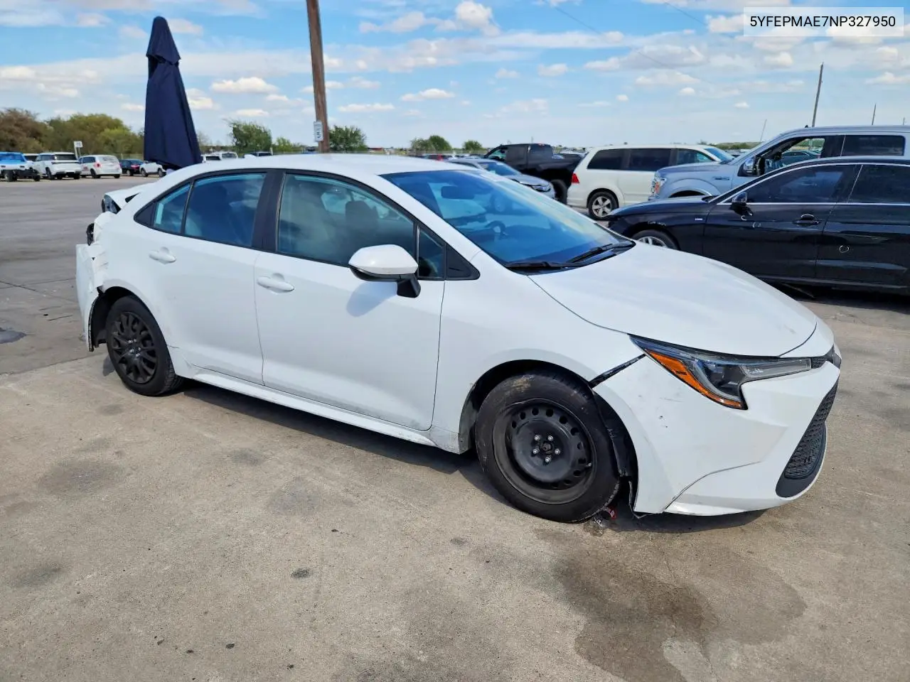 2022 TOYOTA COROLLA VIN 5YFEPMAE7NP327950 — фото 4