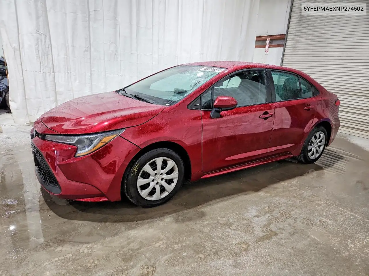 TOYOTA COROLLA 2022, VIN 5YFEPMAEXNP274502