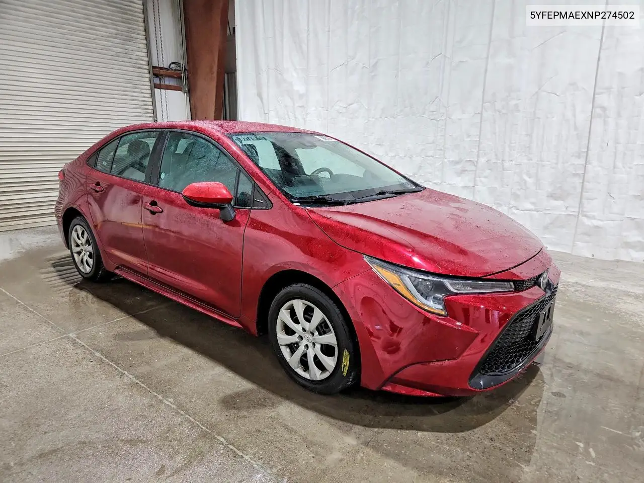 2022 TOYOTA COROLLA VIN 5YFEPMAEXNP274502 — фото 4