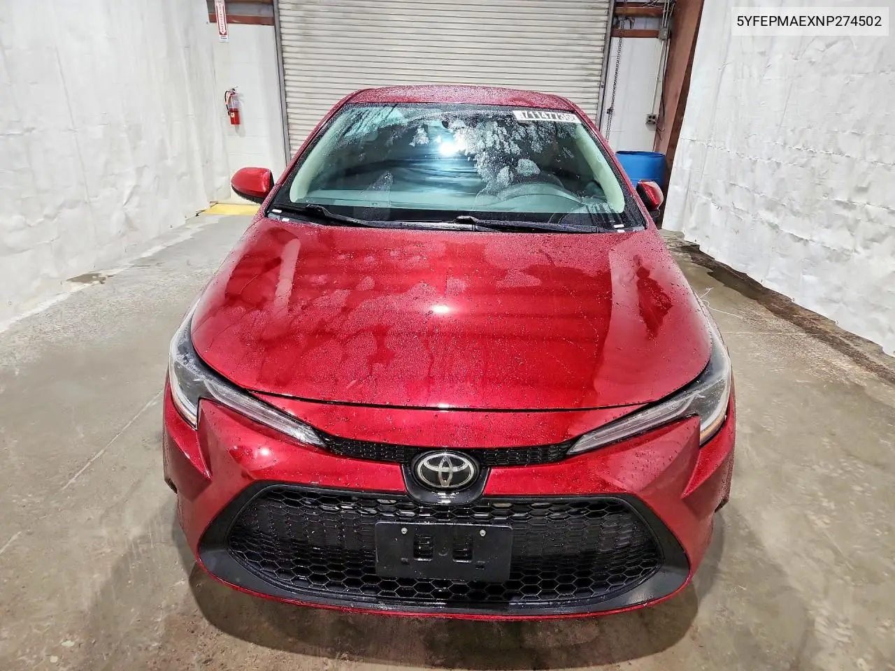 2022 TOYOTA COROLLA VIN 5YFEPMAEXNP274502 — фото 5