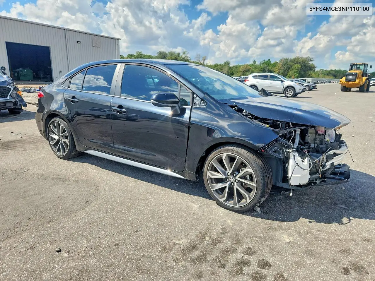 2022 TOYOTA COROLLA VIN 5YFS4MCE3NP110100 — фото 4