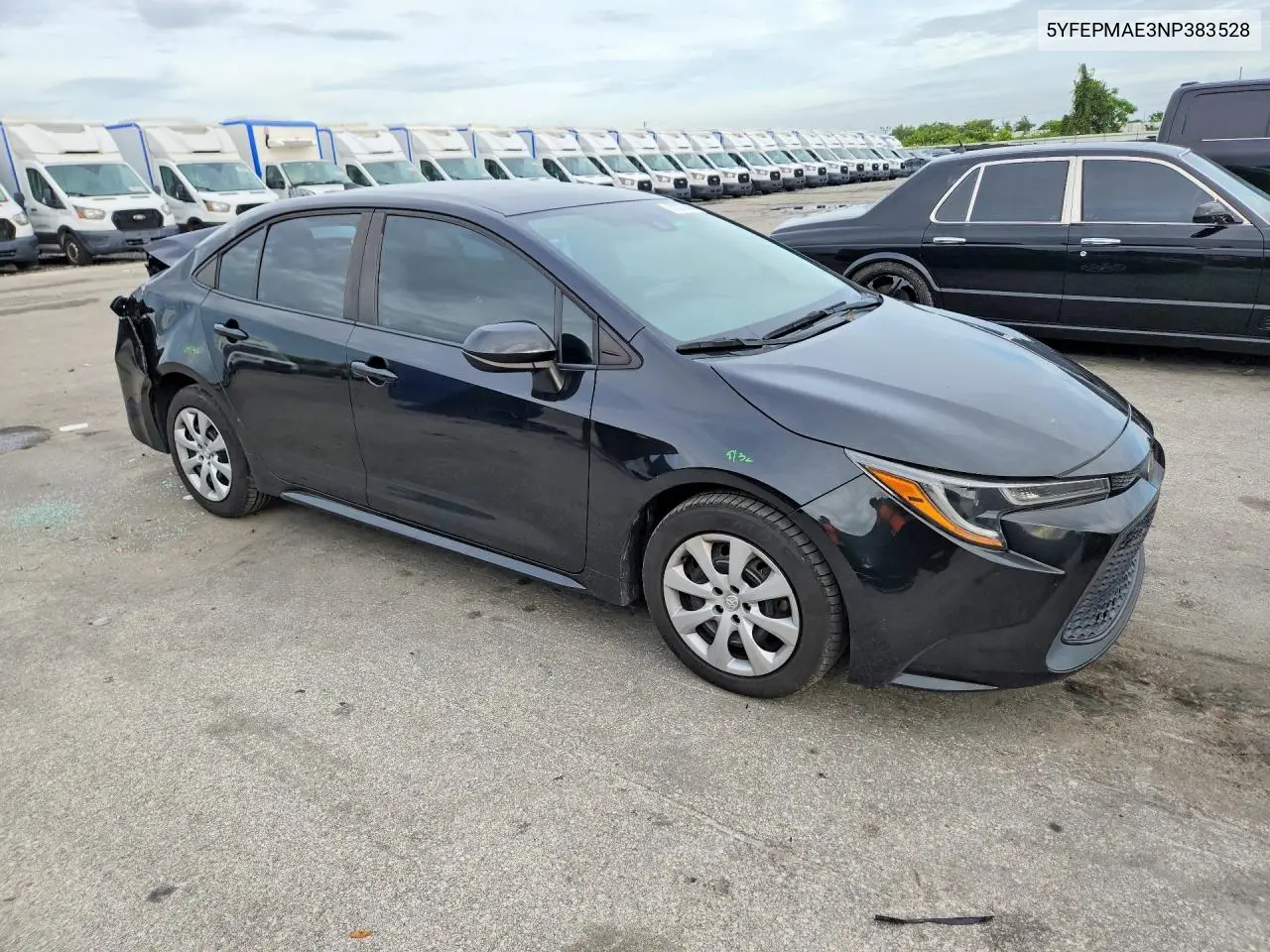 2022 TOYOTA COROLLA VIN 5YFEPMAE3NP383528 — фото 4