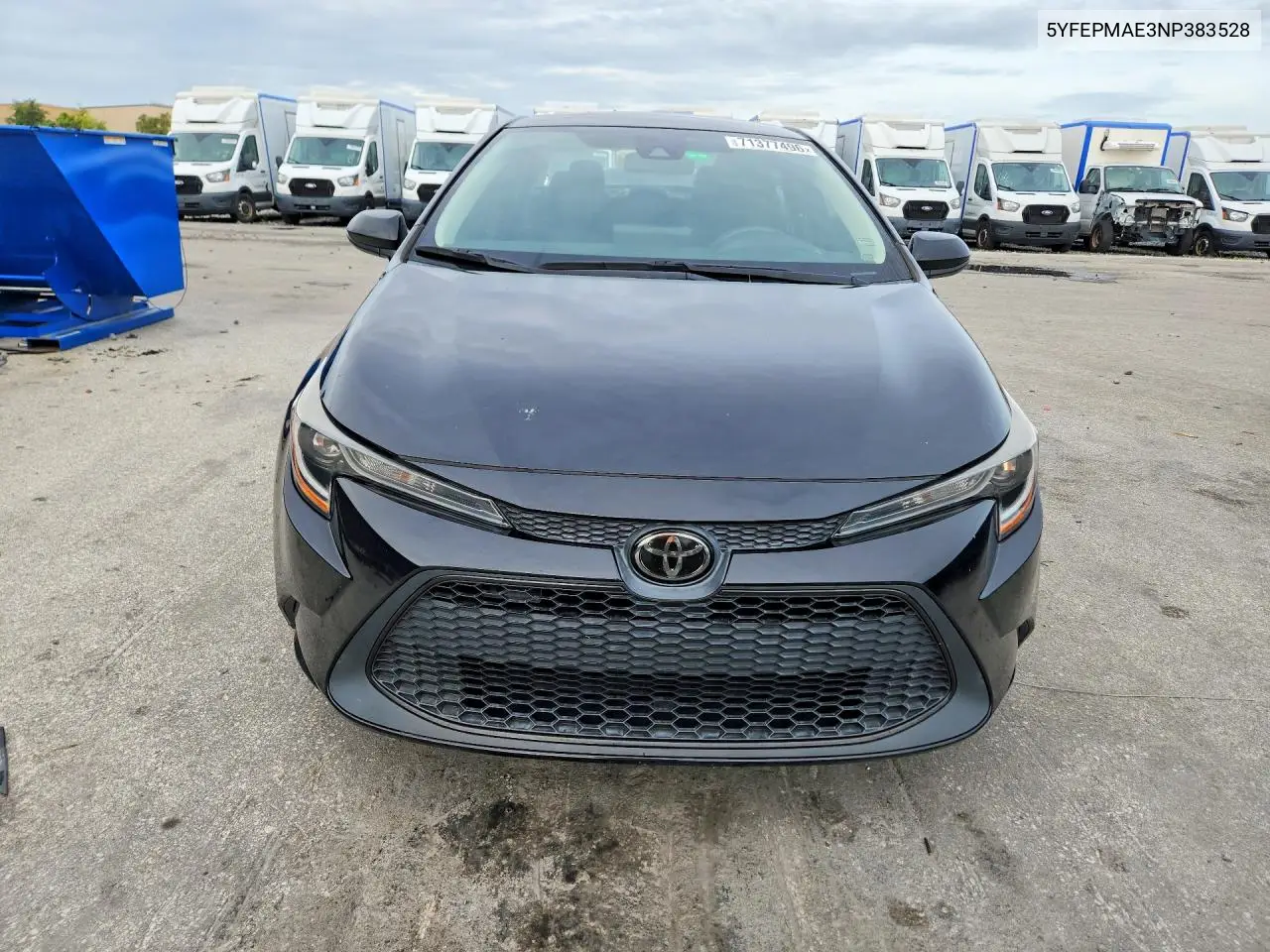 2022 TOYOTA COROLLA VIN 5YFEPMAE3NP383528 — фото 5