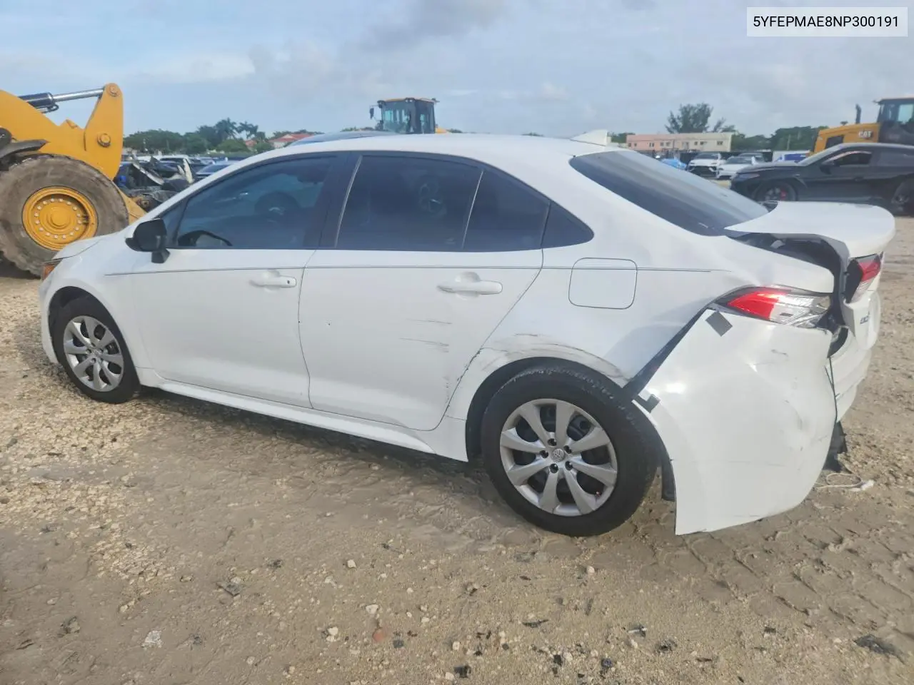 2022 TOYOTA COROLLA VIN 5YFEPMAE8NP300191 — фото 2