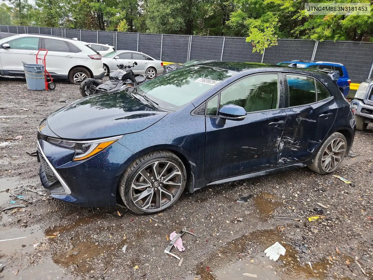 TOYOTA COROLLA 2022, VIN JTNC4MBE3N3181453