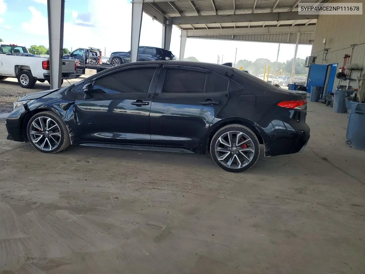2022 TOYOTA COROLLA VIN 5YFP4MCE2NP111678 — фото 2