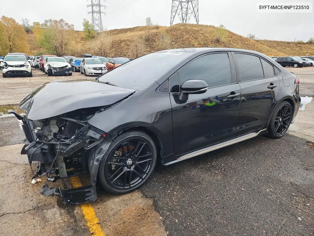 TOYOTA COROLLA 2022, VIN 5YFT4MCE4NP123510
