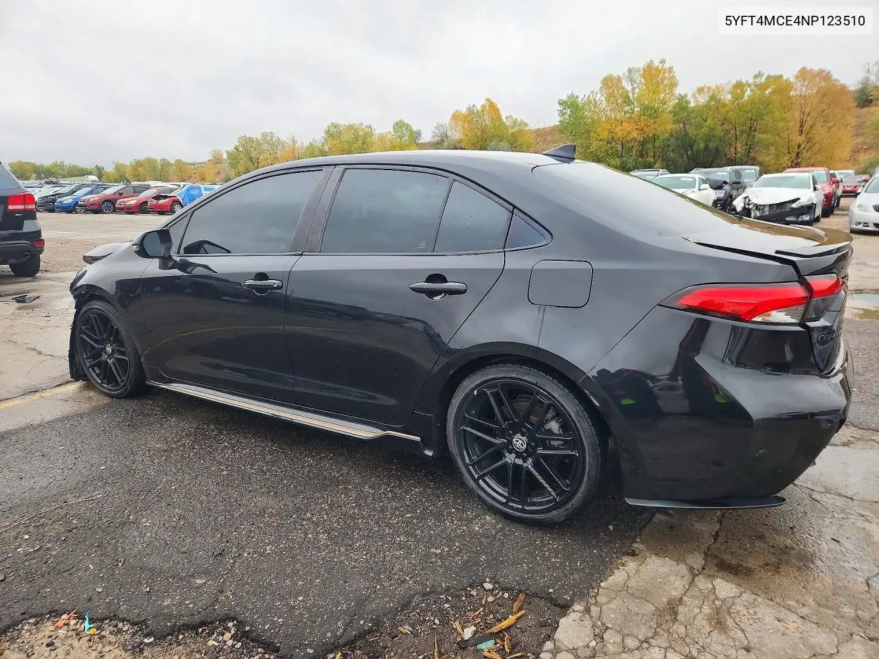 2022 TOYOTA COROLLA VIN 5YFT4MCE4NP123510 — фото 2