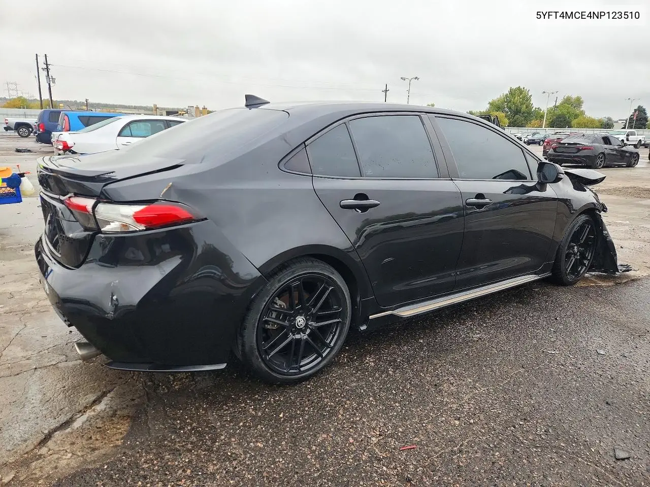 2022 TOYOTA COROLLA VIN 5YFT4MCE4NP123510 — фото 3