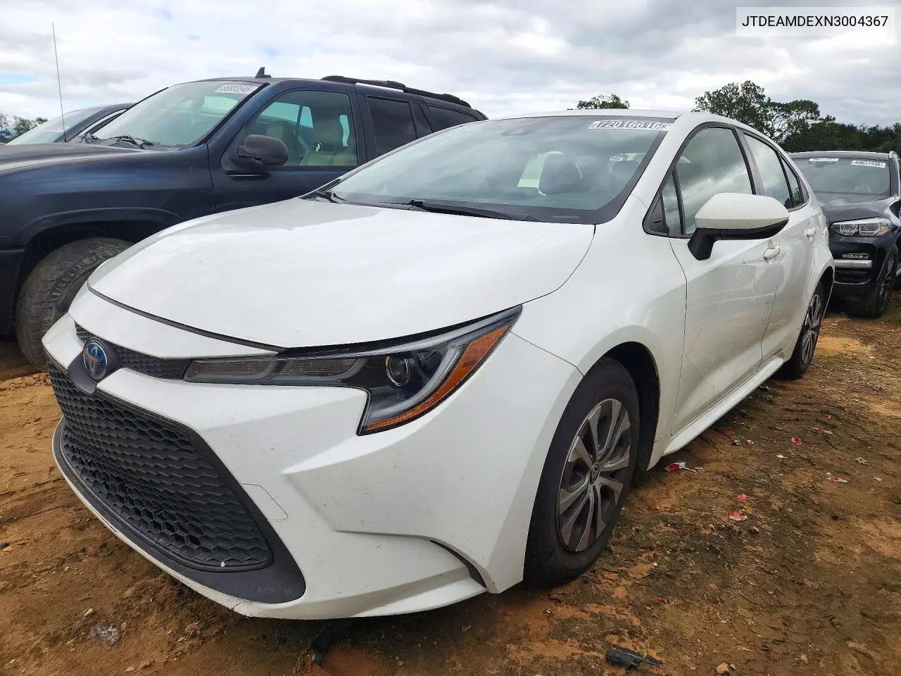 TOYOTA COROLLA 2022, VIN JTDEAMDEXN3004367