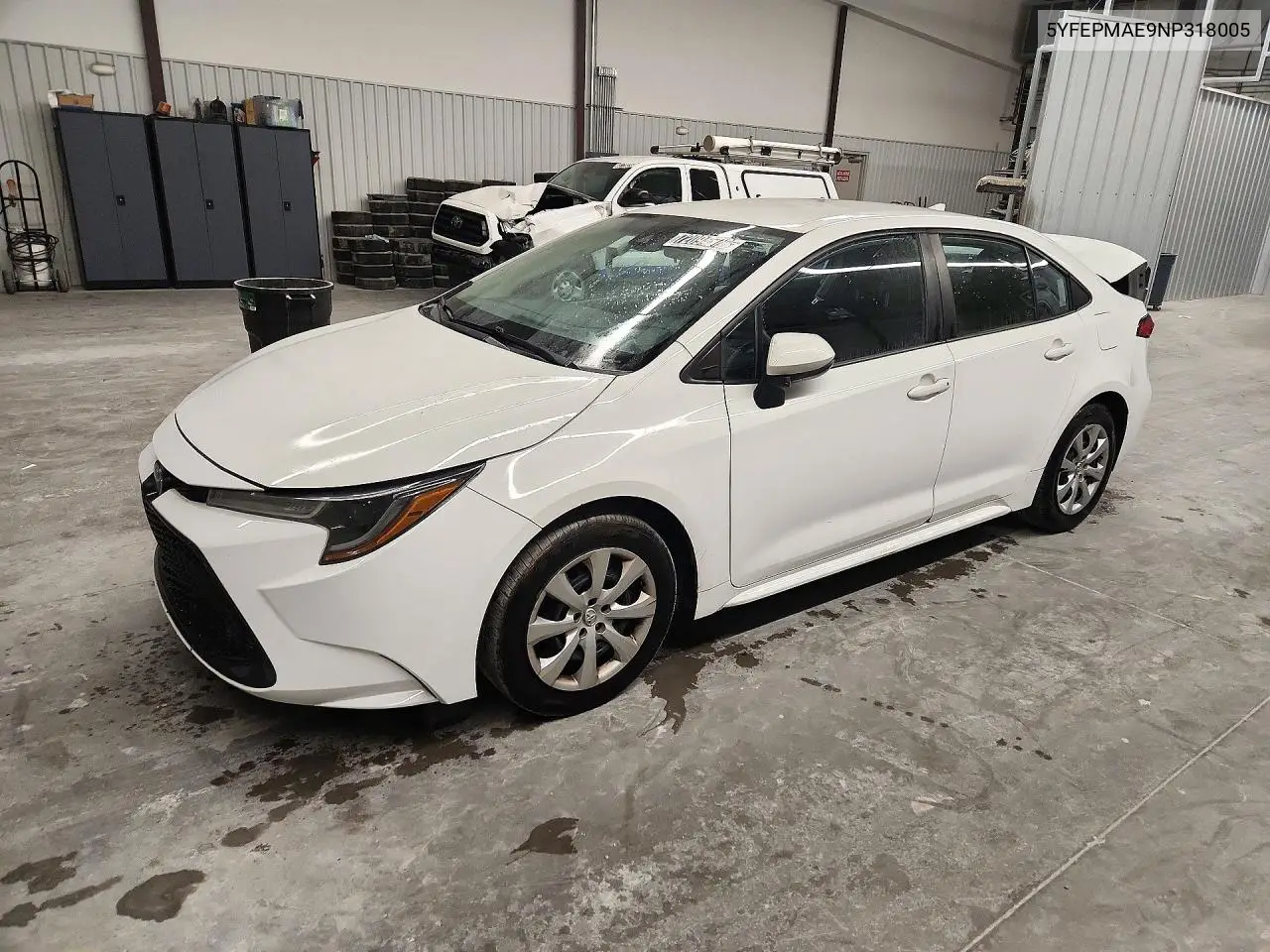 TOYOTA COROLLA 2022, VIN 5YFEPMAE9NP318005
