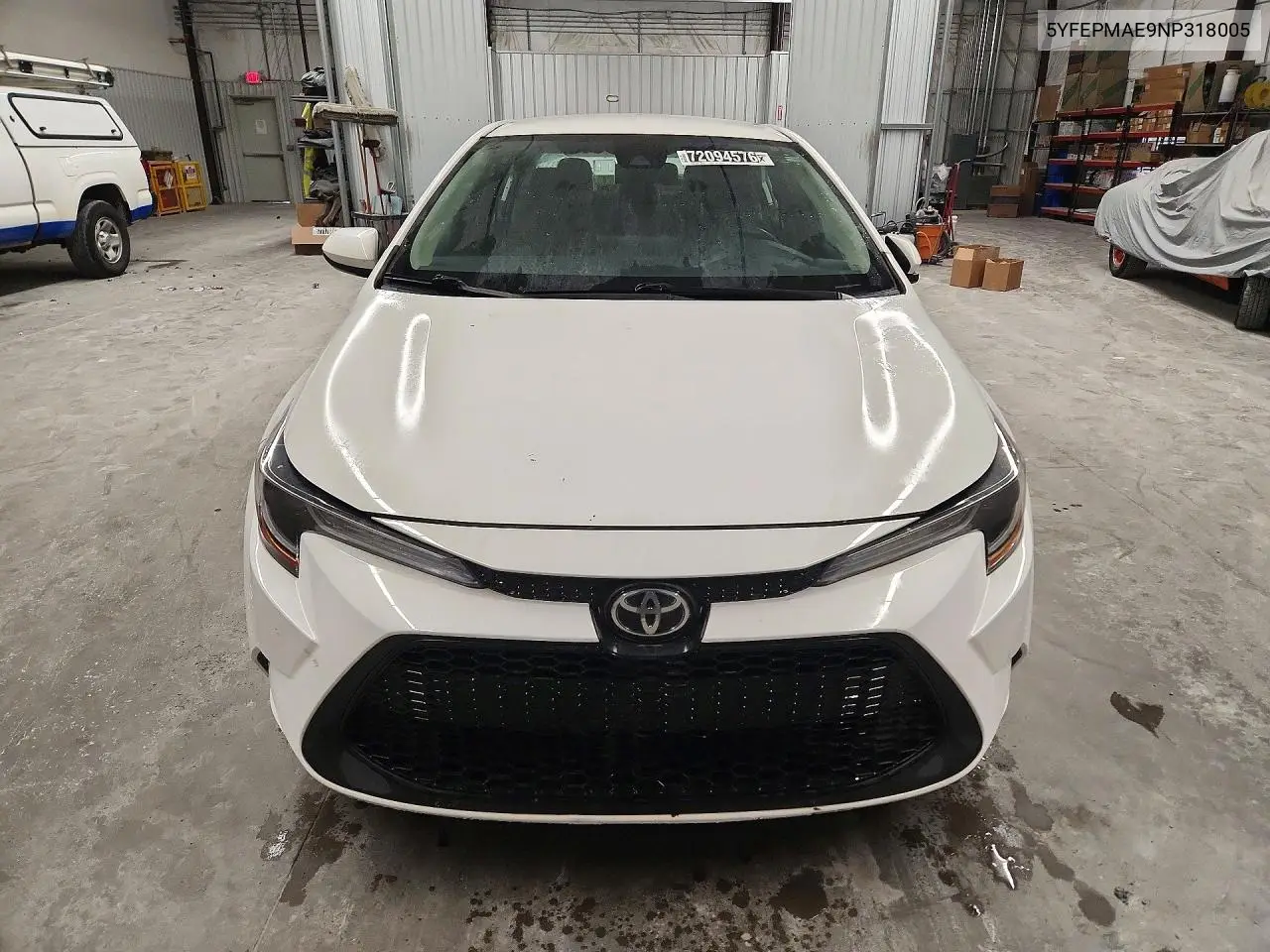 2022 TOYOTA COROLLA VIN 5YFEPMAE9NP318005 — фото 5
