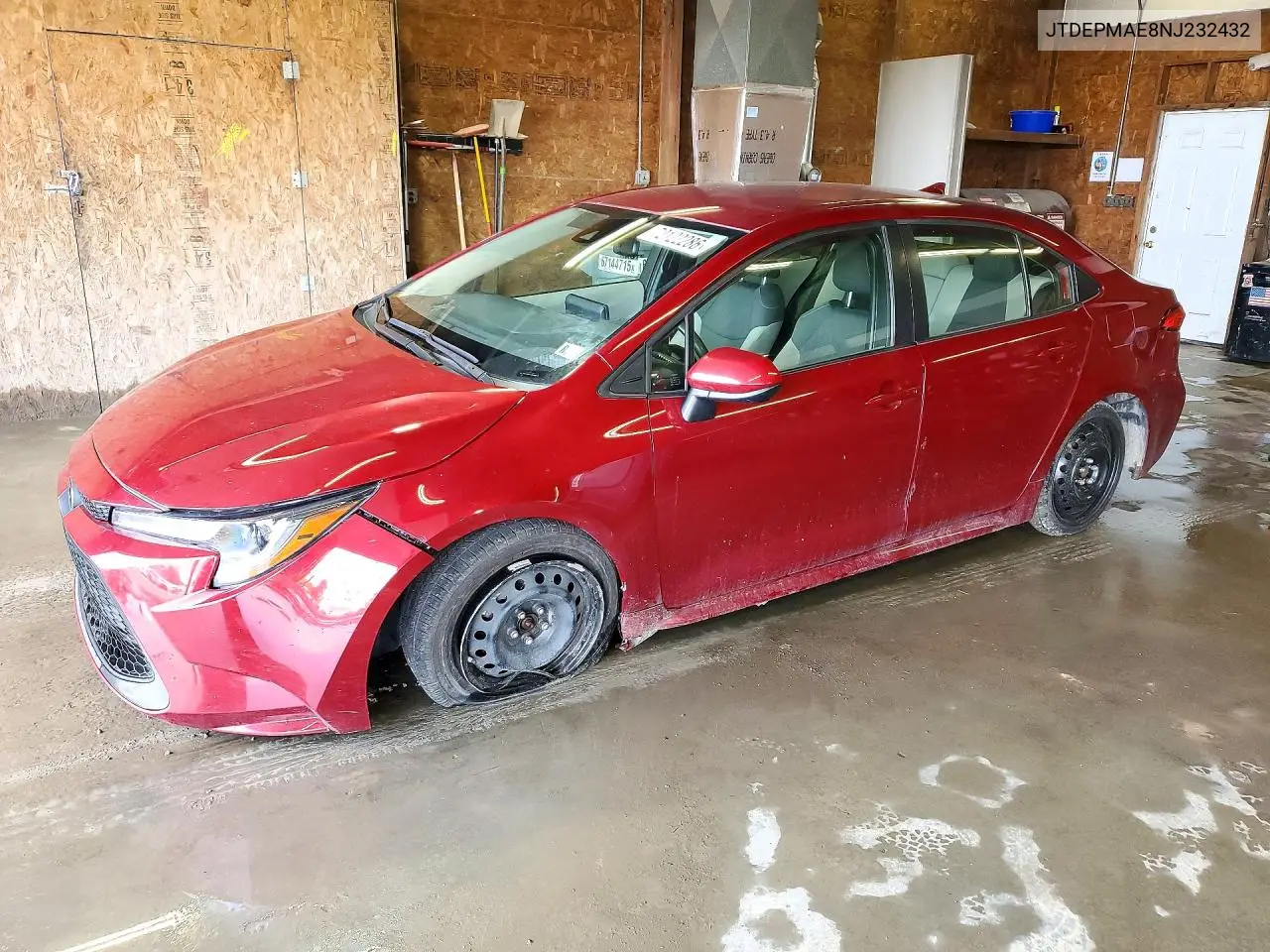 TOYOTA COROLLA 2022, VIN JTDEPMAE8NJ232432