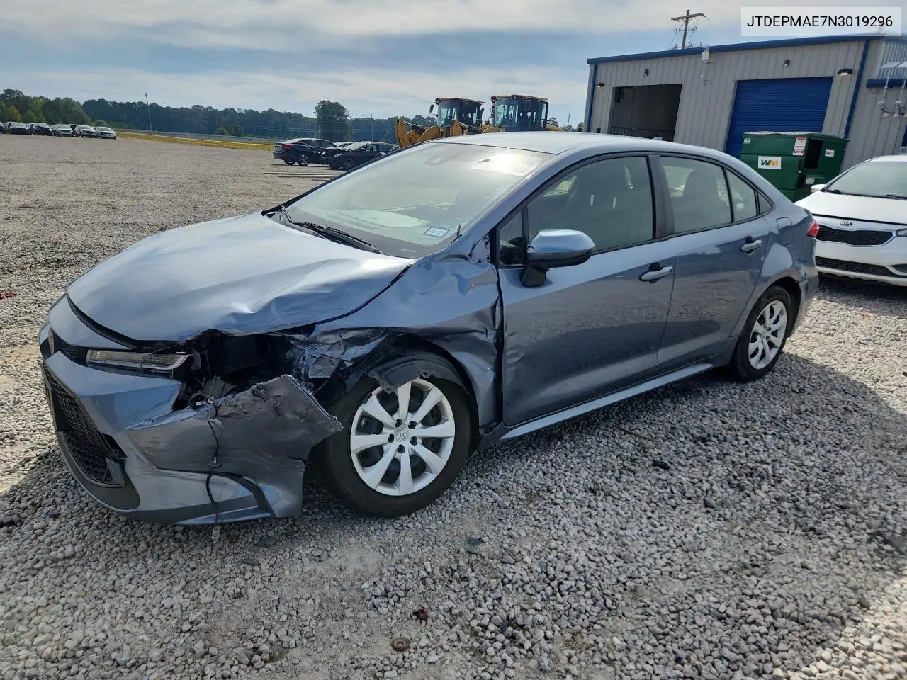 TOYOTA COROLLA 2022, VIN JTDEPMAE7N3019296