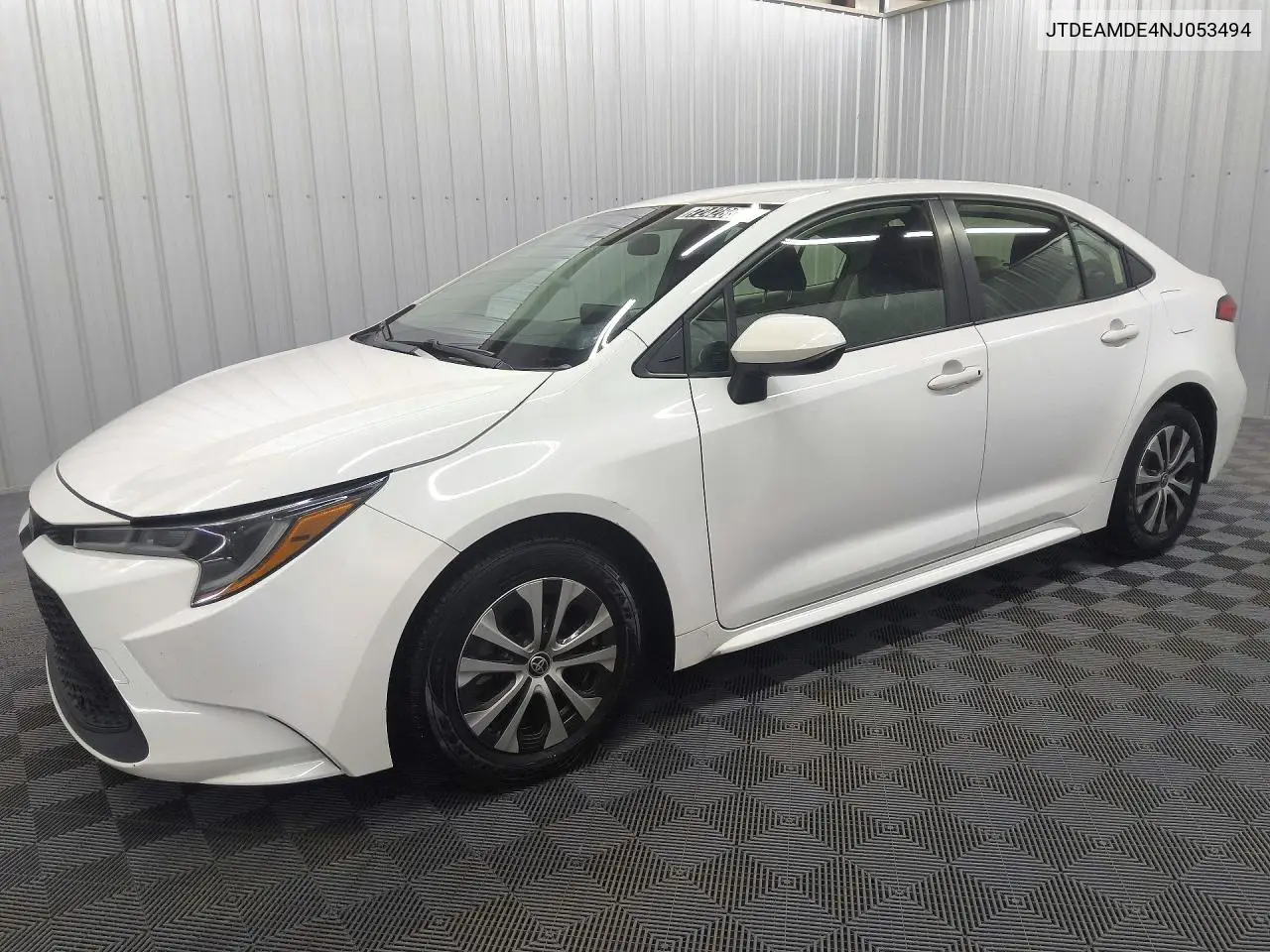 TOYOTA COROLLA 2022, VIN JTDEAMDE4NJ053494
