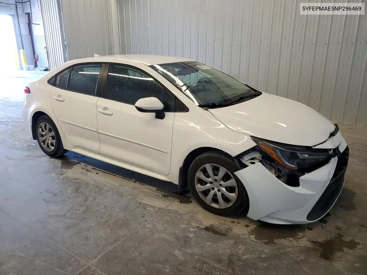 2022 TOYOTA COROLLA VIN 5YFEPMAE5NP296469 — фото 4