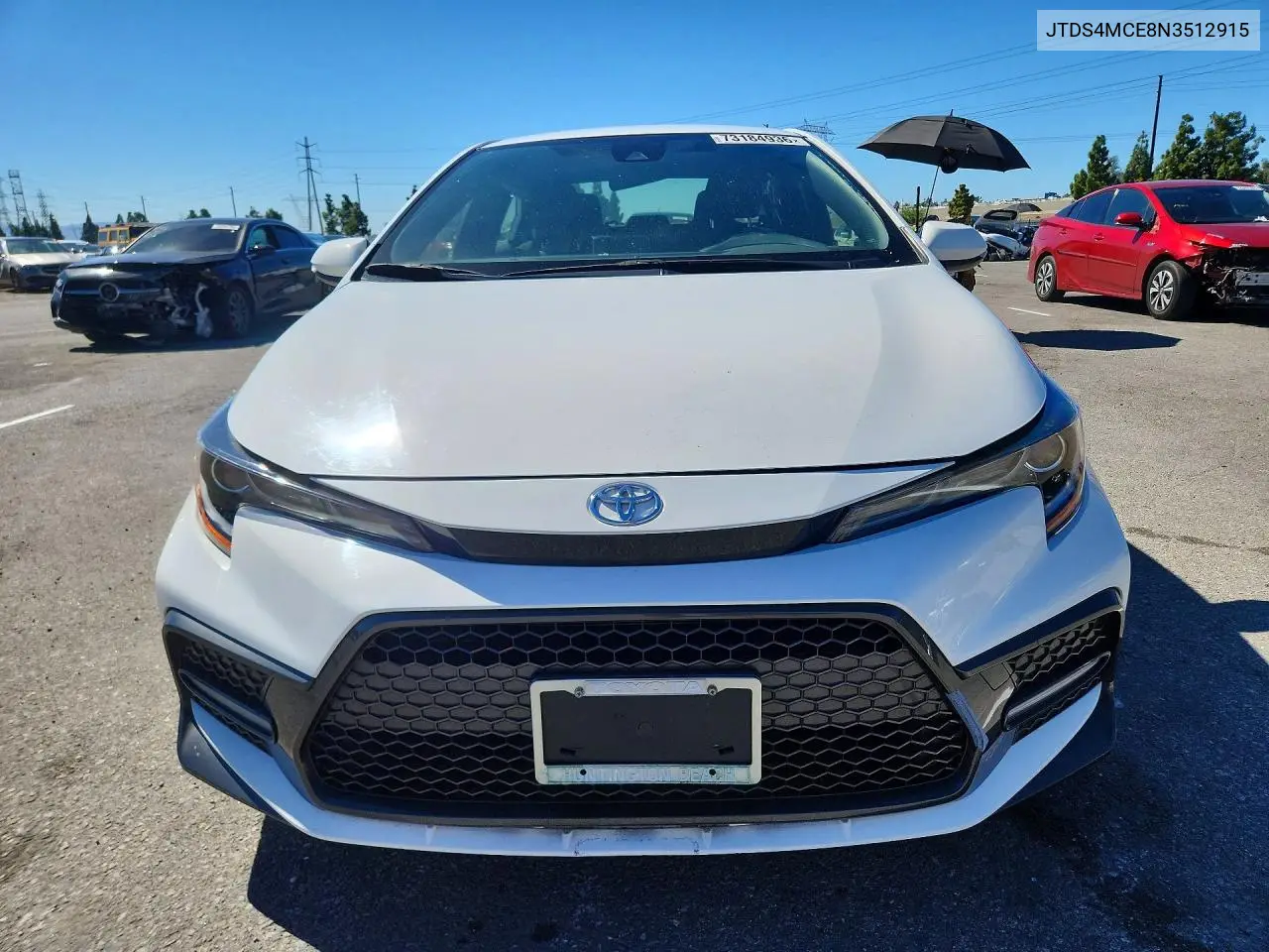 2022 TOYOTA COROLLA VIN JTDS4MCE8N3512915 — фото 5