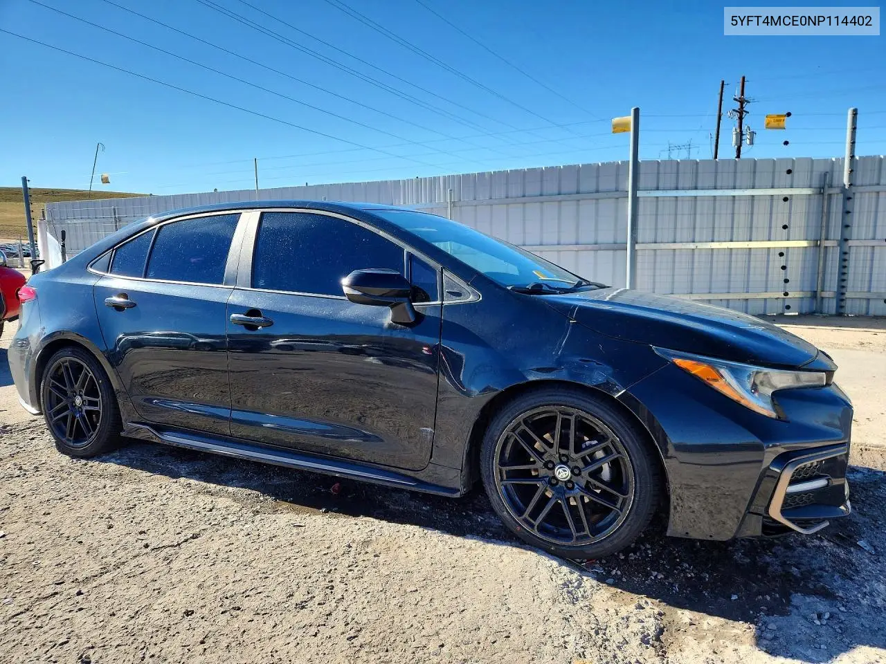 2022 TOYOTA COROLLA VIN 5YFT4MCE0NP114402 — фото 4