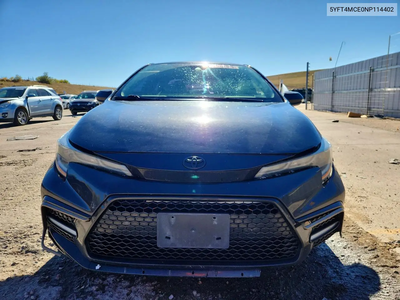 2022 TOYOTA COROLLA VIN 5YFT4MCE0NP114402 — фото 5