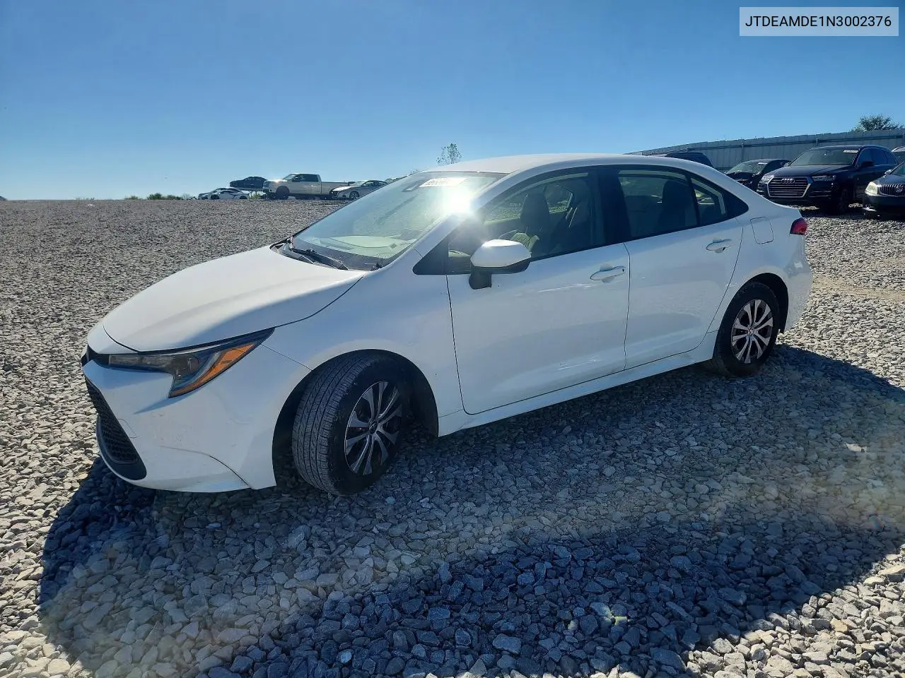 TOYOTA COROLLA 2022, VIN JTDEAMDE1N3002376