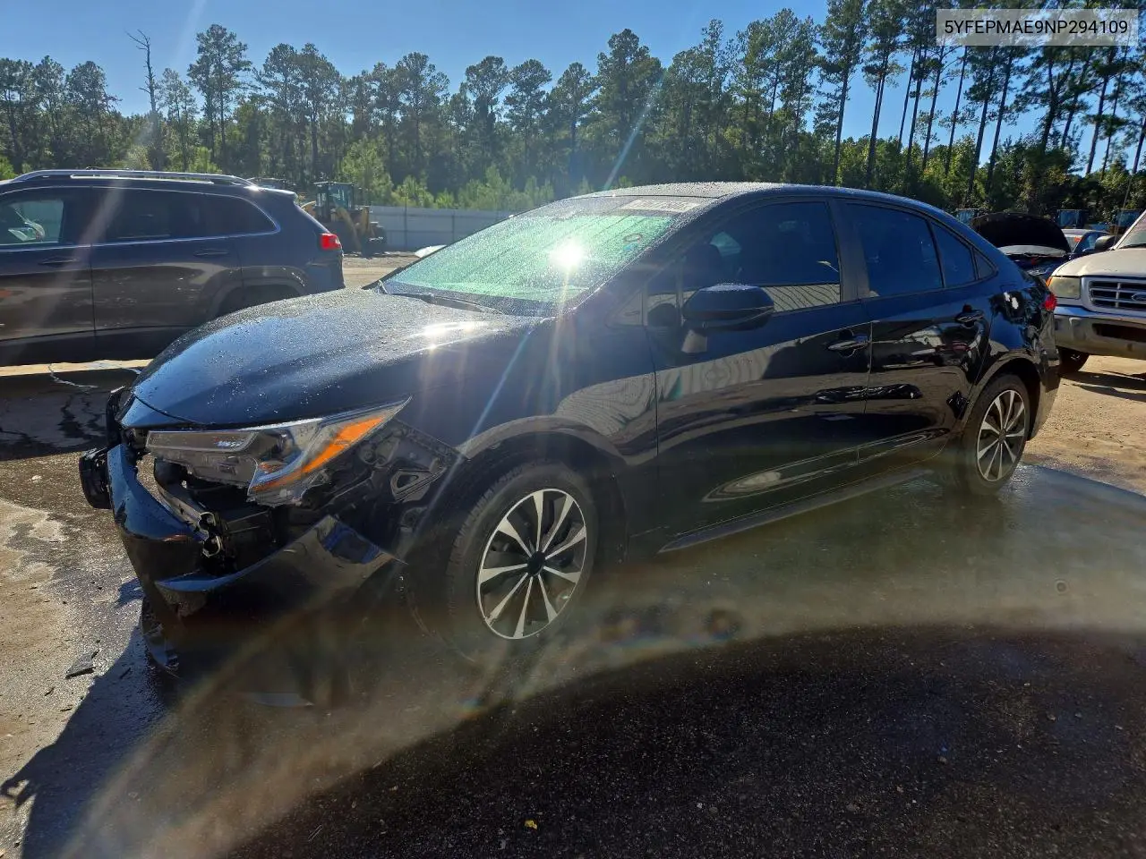 TOYOTA COROLLA 2022, VIN 5YFEPMAE9NP294109
