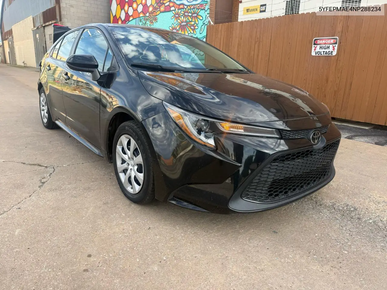 TOYOTA COROLLA 2022, VIN 5YFEPMAE4NP288234