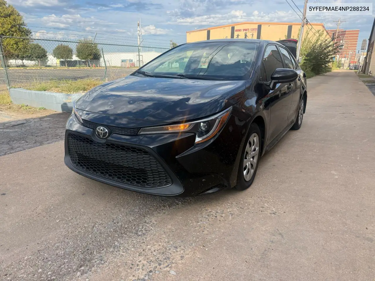2022 TOYOTA COROLLA VIN 5YFEPMAE4NP288234 — фото 2