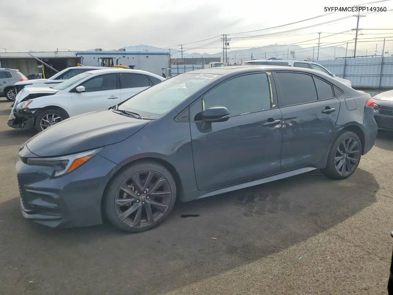 TOYOTA COROLLA 2023, VIN 5YFP4MCE3PP149360