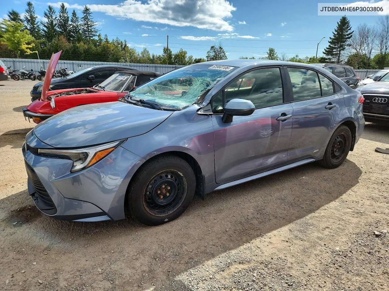 TOYOTA COROLLA 2023, VIN JTDBDMHE6P3003806