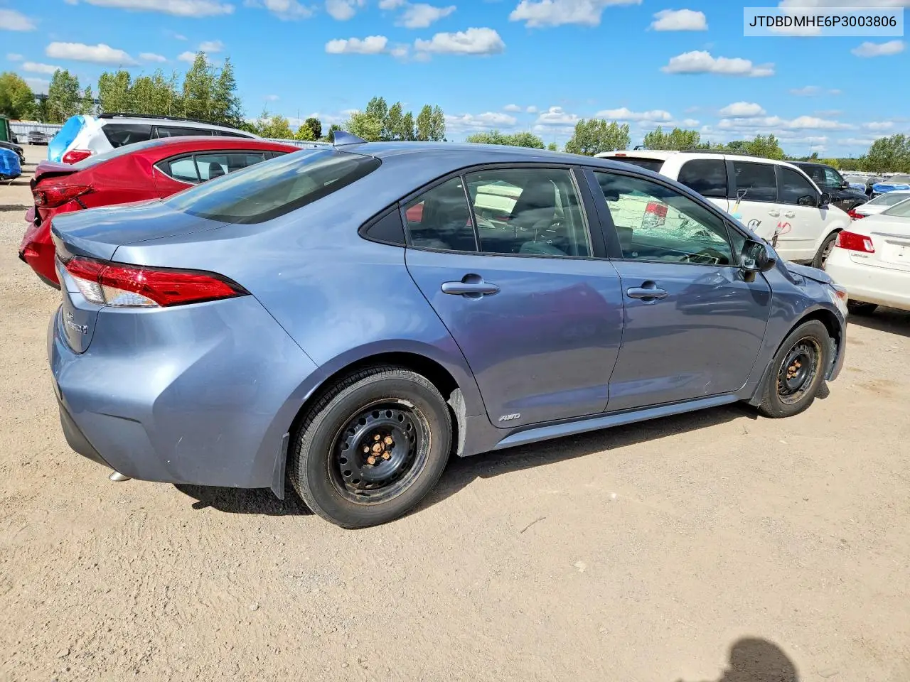 2023 TOYOTA COROLLA VIN JTDBDMHE6P3003806 — фото 3