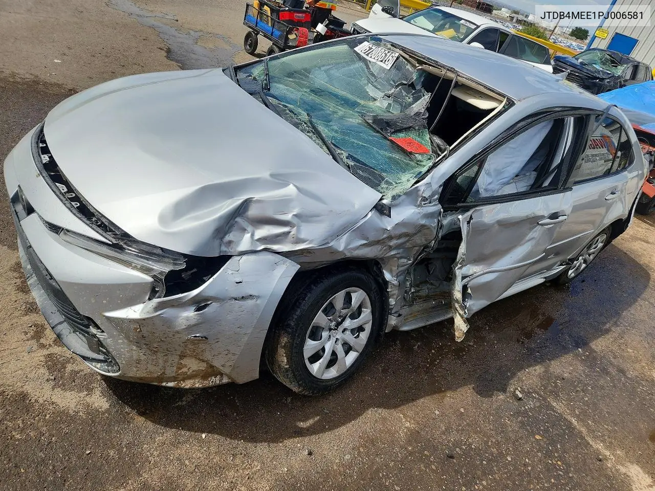 TOYOTA COROLLA 2023, VIN JTDB4MEE1PJ006581
