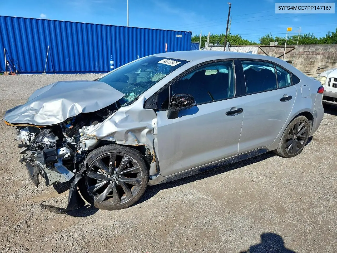 TOYOTA COROLLA 2023, VIN 5YFS4MCE7PP147167