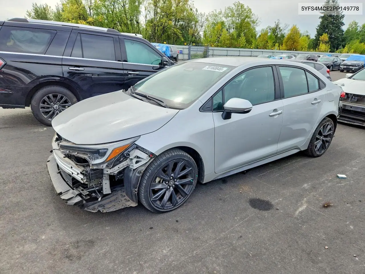 TOYOTA COROLLA 2023, VIN 5YFS4MCE2PP149778