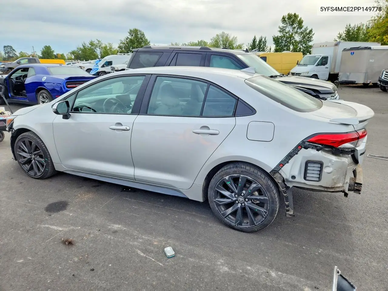2023 TOYOTA COROLLA VIN 5YFS4MCE2PP149778 — фото 2