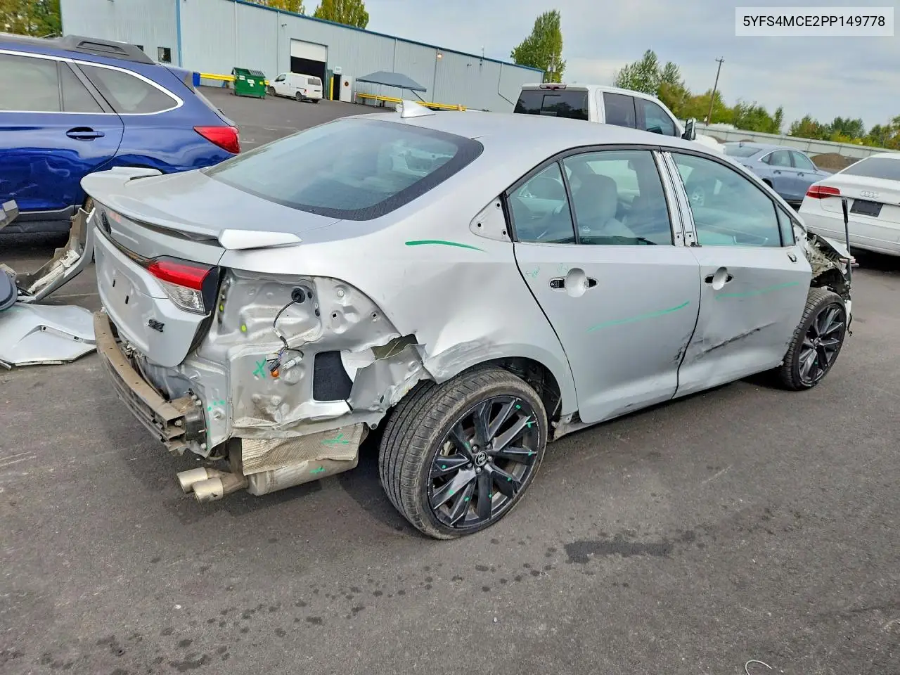 2023 TOYOTA COROLLA VIN 5YFS4MCE2PP149778 — фото 3
