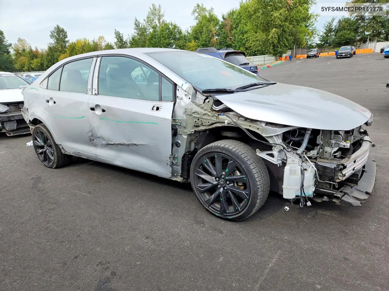 2023 TOYOTA COROLLA VIN 5YFS4MCE2PP149778 — фото 4