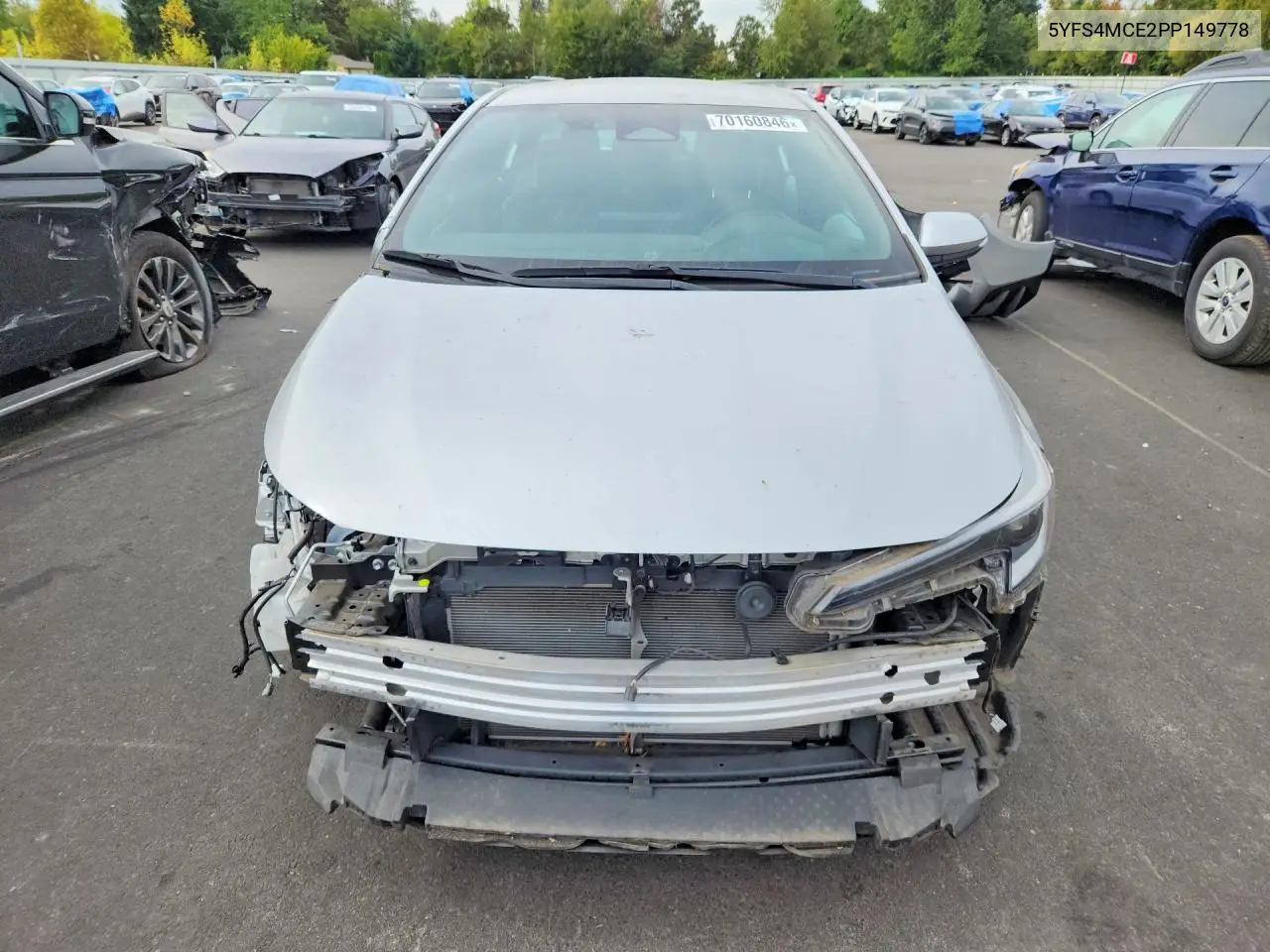 2023 TOYOTA COROLLA VIN 5YFS4MCE2PP149778 — фото 5
