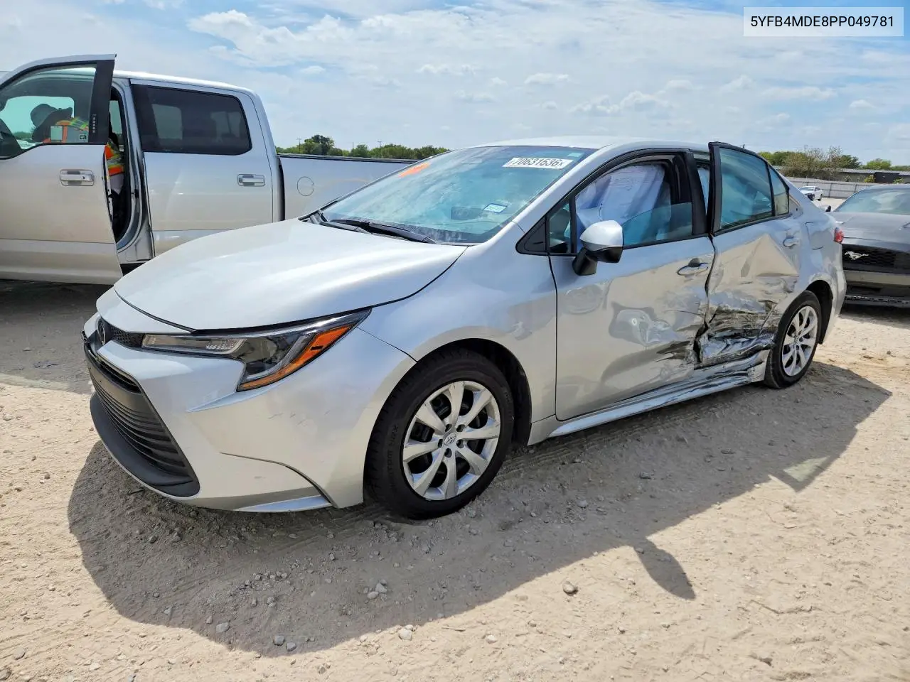 TOYOTA COROLLA 2023, VIN 5YFB4MDE8PP049781