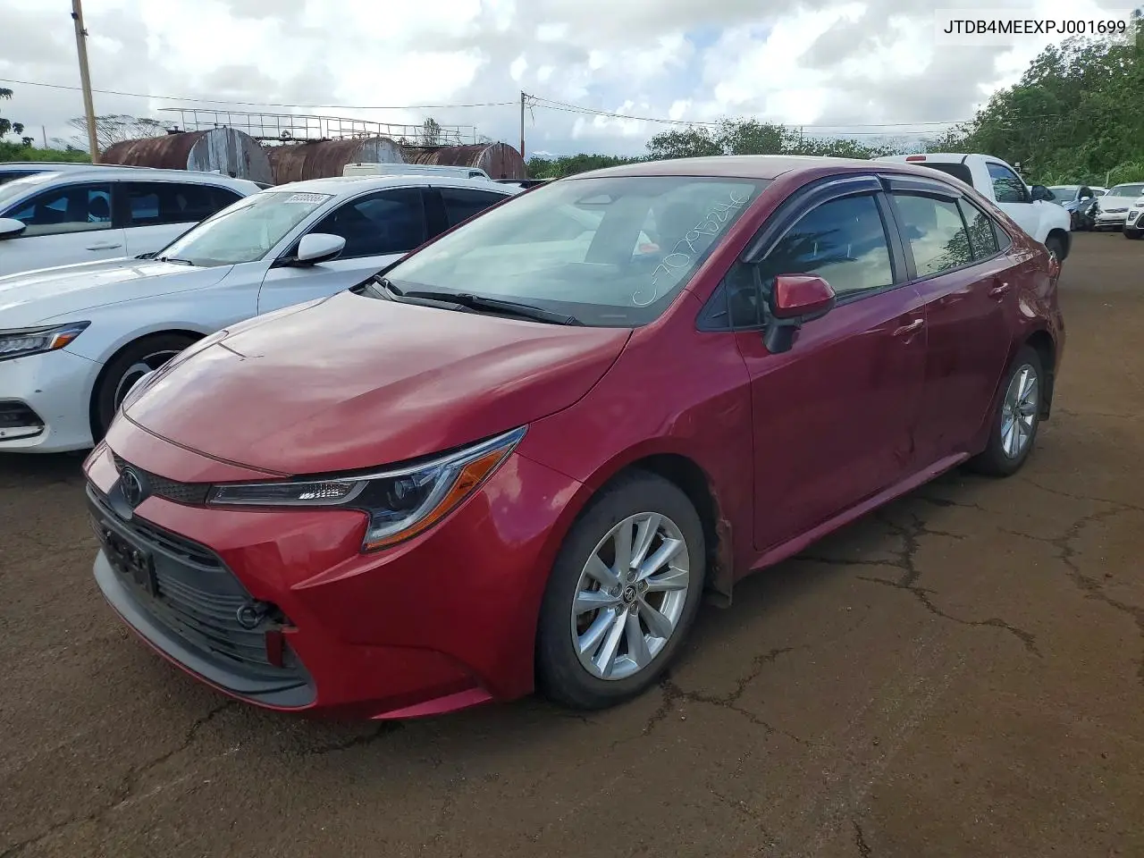 TOYOTA COROLLA 2023, VIN JTDB4MEEXPJ001699