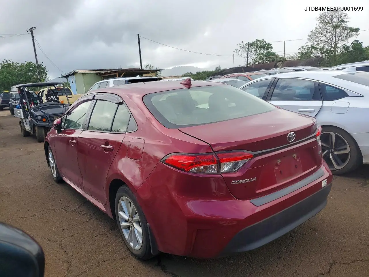 2023 TOYOTA COROLLA VIN JTDB4MEEXPJ001699 — фото 2