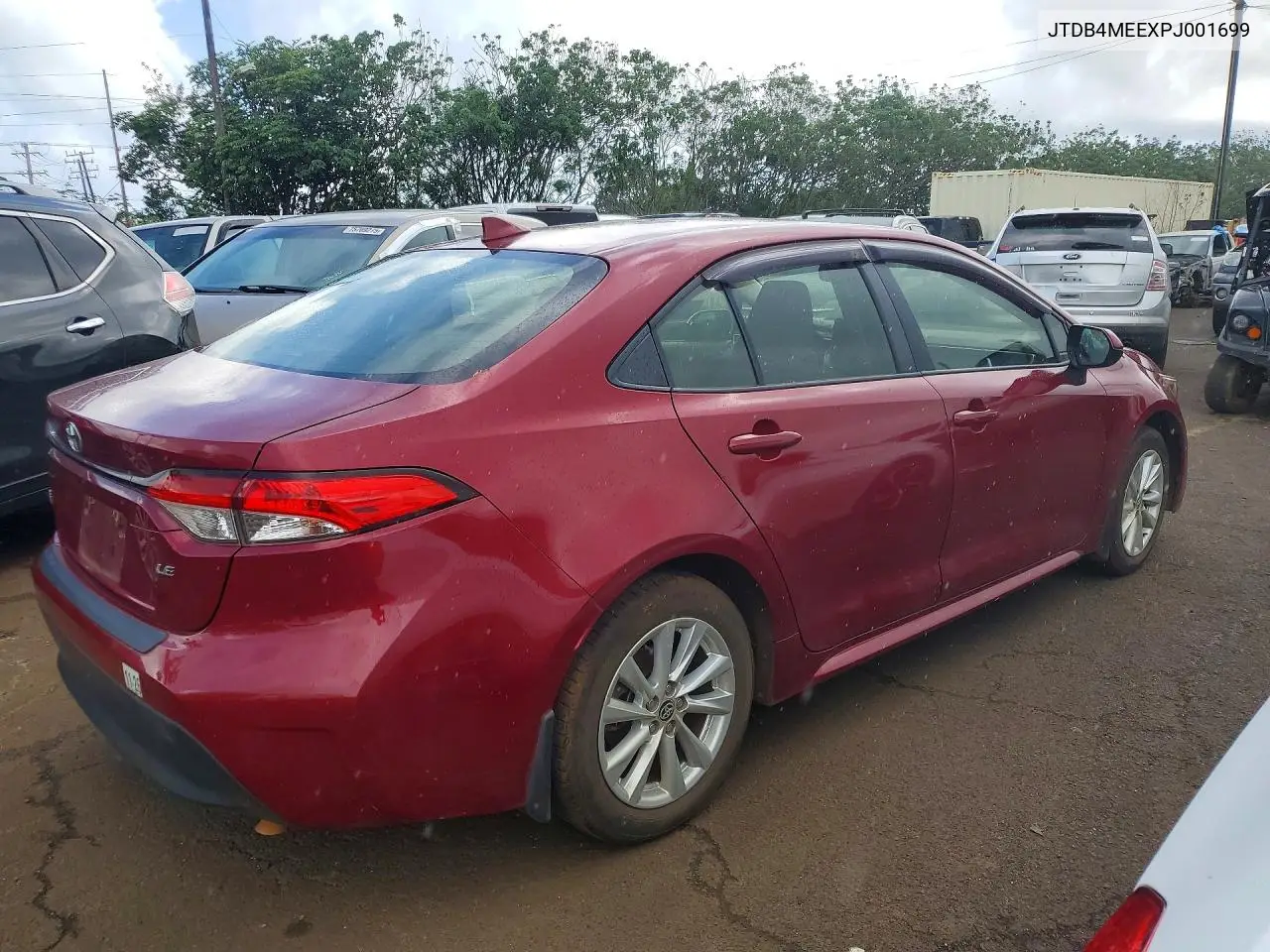 2023 TOYOTA COROLLA VIN JTDB4MEEXPJ001699 — фото 3