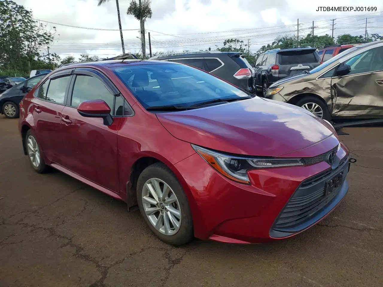 2023 TOYOTA COROLLA VIN JTDB4MEEXPJ001699 — фото 4