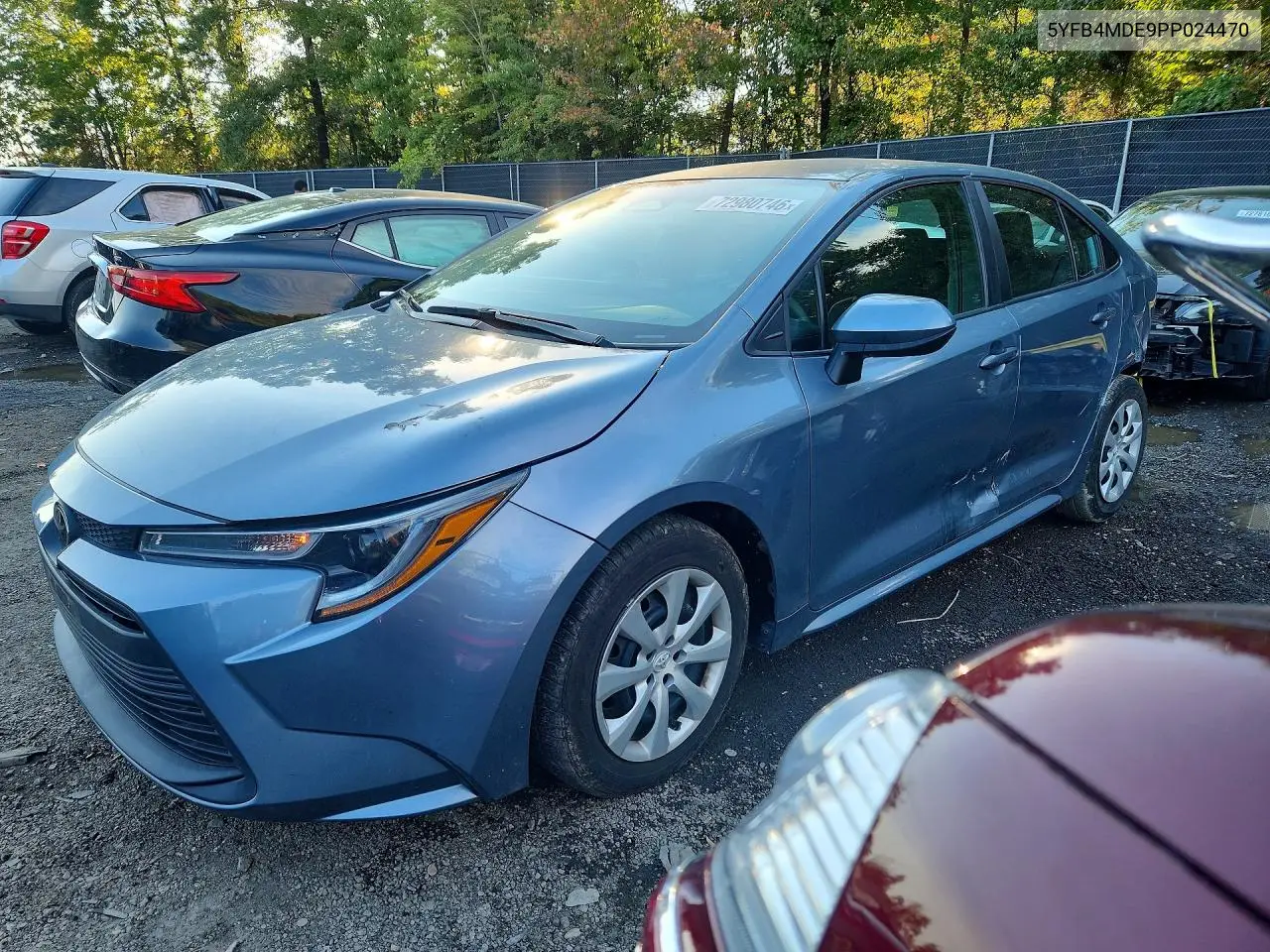 TOYOTA COROLLA 2023, VIN 5YFB4MDE9PP024470