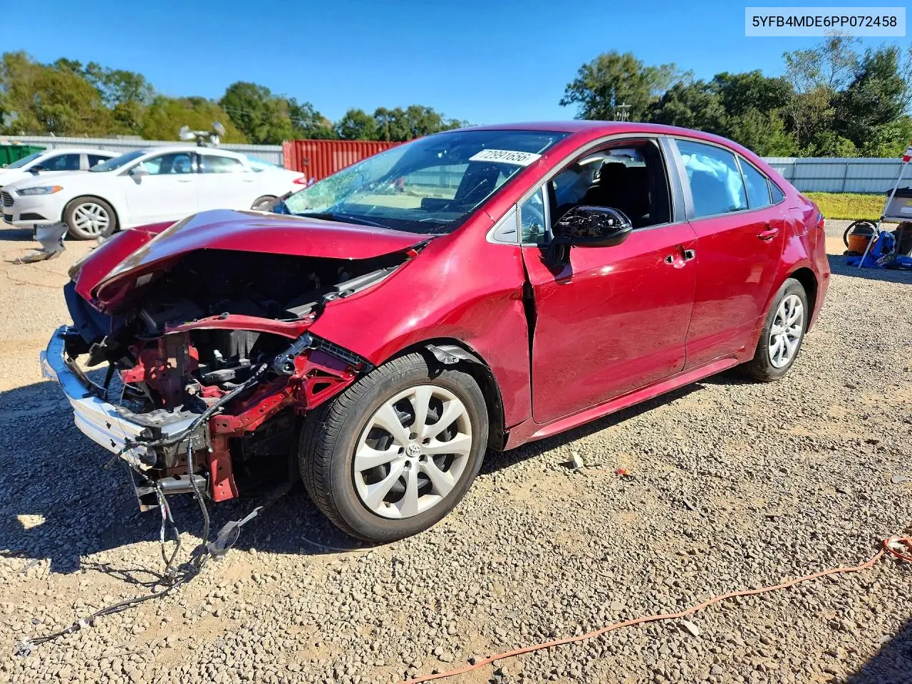 TOYOTA COROLLA 2023, VIN 5YFB4MDE6PP072458