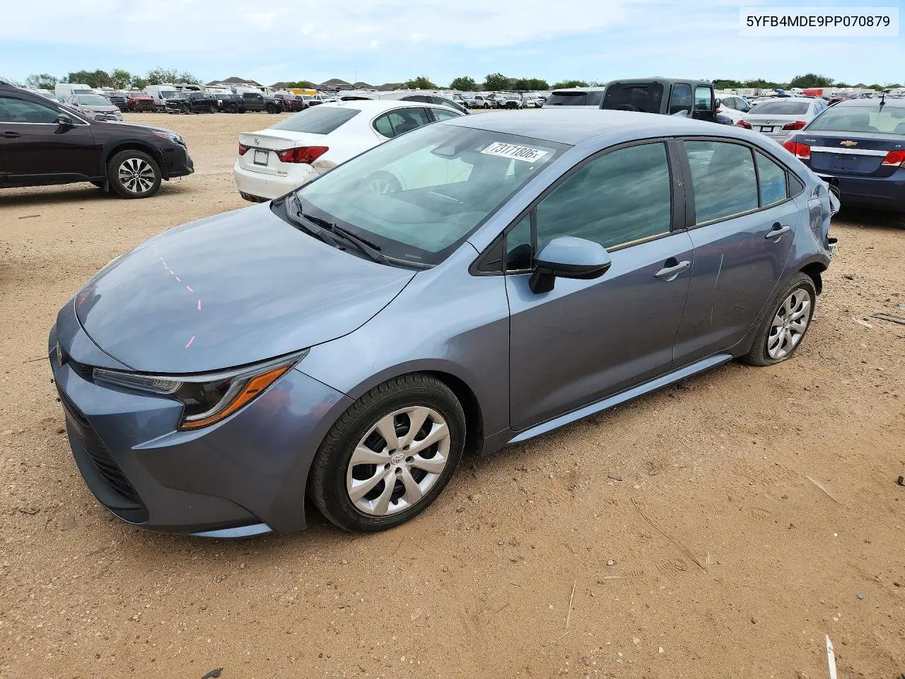TOYOTA COROLLA 2023, VIN 5YFB4MDE9PP070879