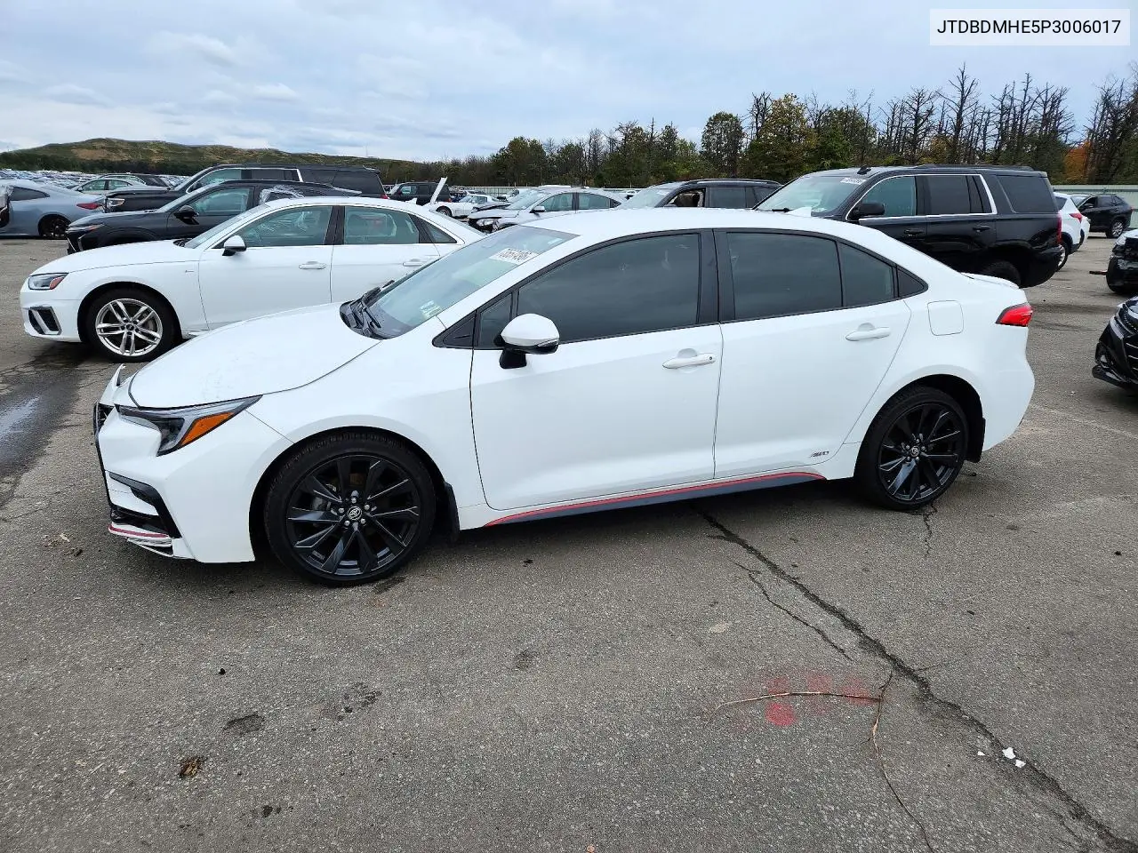 TOYOTA COROLLA 2023, VIN JTDBDMHE5P3006017