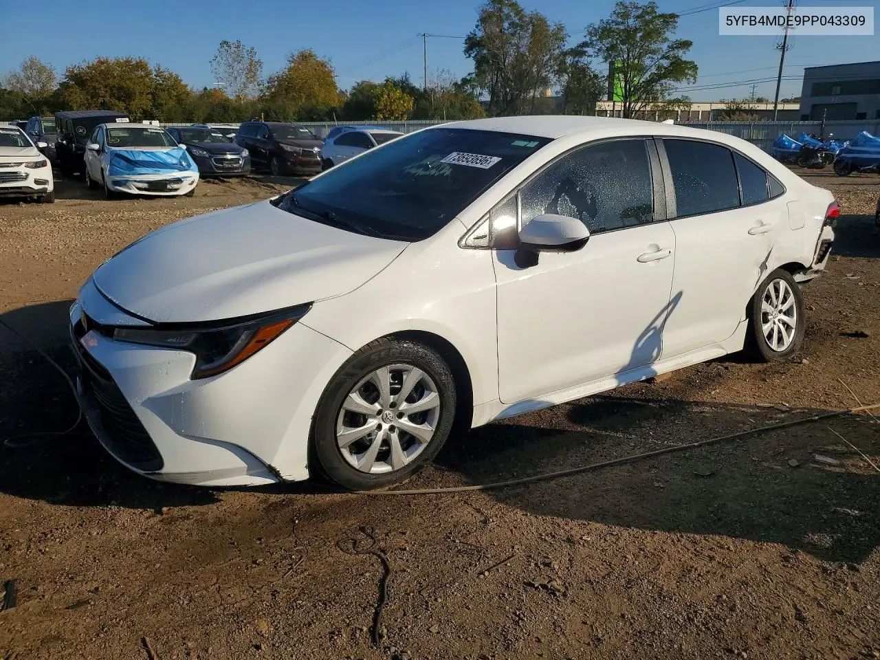 TOYOTA COROLLA 2023, VIN 5YFB4MDE9PP043309