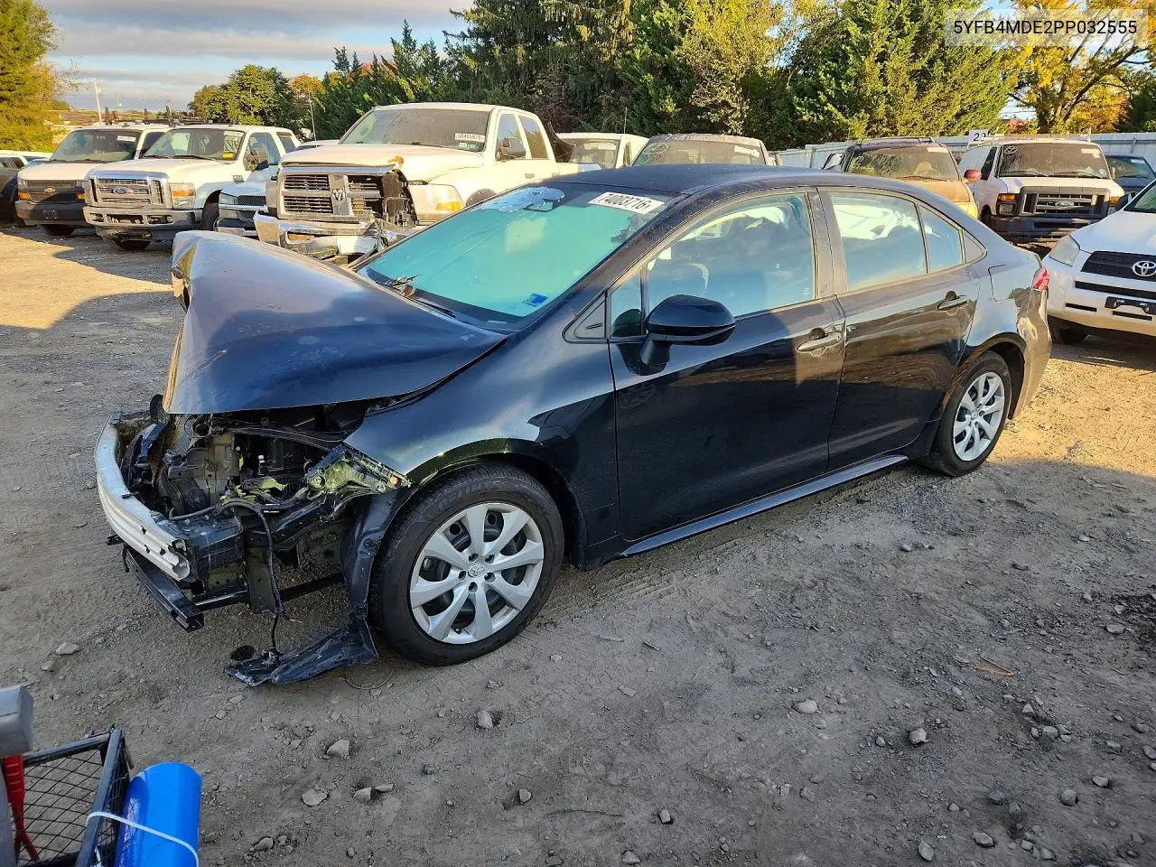 TOYOTA COROLLA 2023, VIN 5YFB4MDE2PP032555